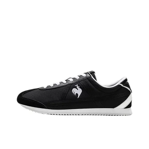Le Coq Sportif Дышащий Slip-Resistant Амортизация Низкий Топ Повседневная Обувь Унисекс Черный