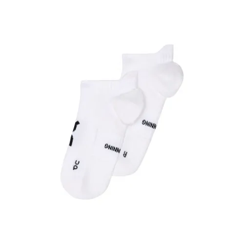 On Core Run Sock Low 2P Низкие носки Унисекс 2 упаковки Белый
