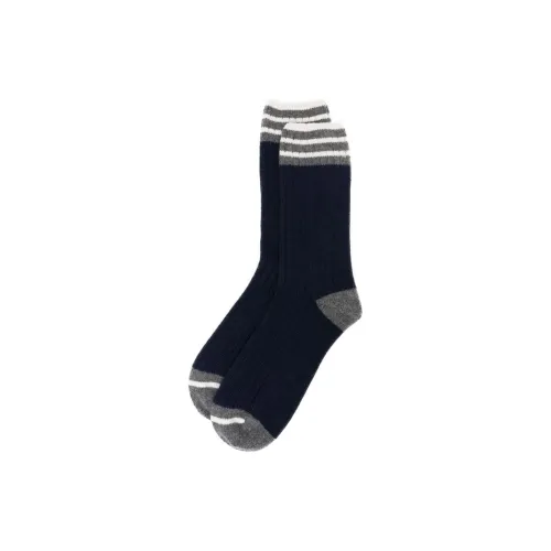 BRUNELLO CUCINELLI Черные мужские носки MID до икры