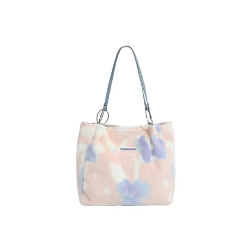 DALO Искусственный мех Сумка через плечо Женская Розовая Коричневая