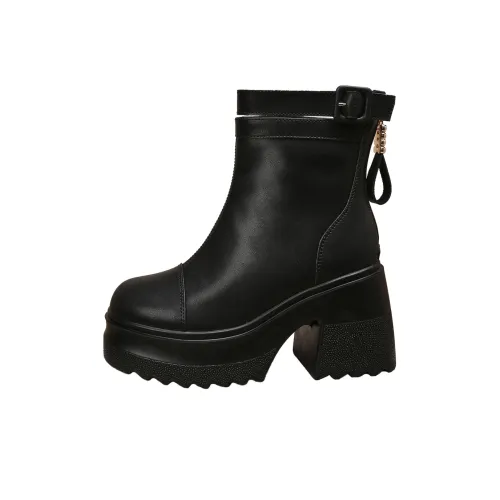 Forest Princess Crew Martin Boot 9,5CM Женские Черный