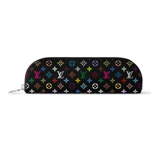LOUIS VUITTON Takashi Murakami Коллаборация Покрытый холст Мешок для хранения Унисекс Черный
