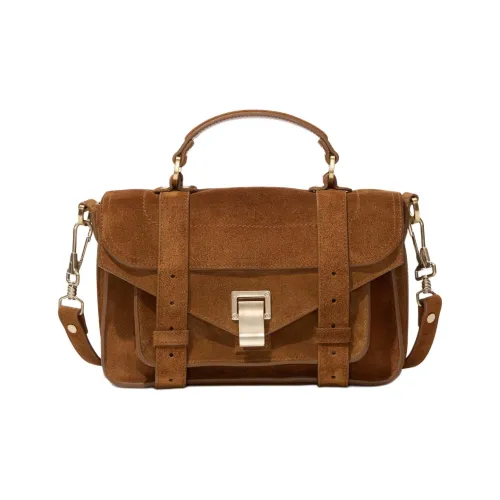 PROENZA SCHOULER Телячья кожа Сумка на одно плечо Женская Коричневая