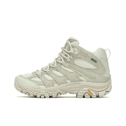 MERRELL MOAB 3 Противоскользящий Устойчивый к истиранию MID Топ Альпинистская Обувь Женская Белый Серый