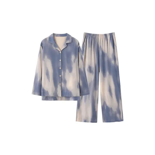 WANANNI Пижамный комплект женский синий
