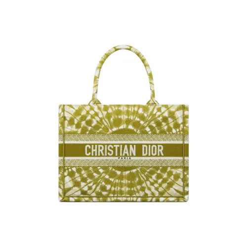 DIOR Miss Dior Хлопок Тоут Сумка Сумка для покупок Сумка среднего размера Женская Оливково-зеленая