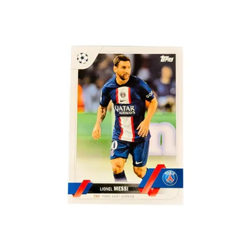 Topps Messi Большой Париж Барселона Японская версия Основа Игрок Спортивная карта 1 шт
