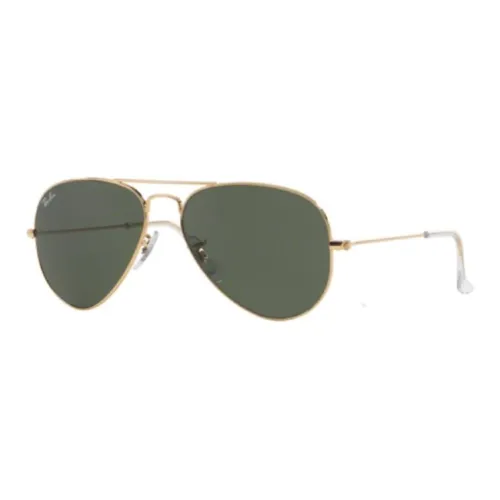 RayBan Металлические Aviator Солнцезащитные очки Унисекс Зеленые