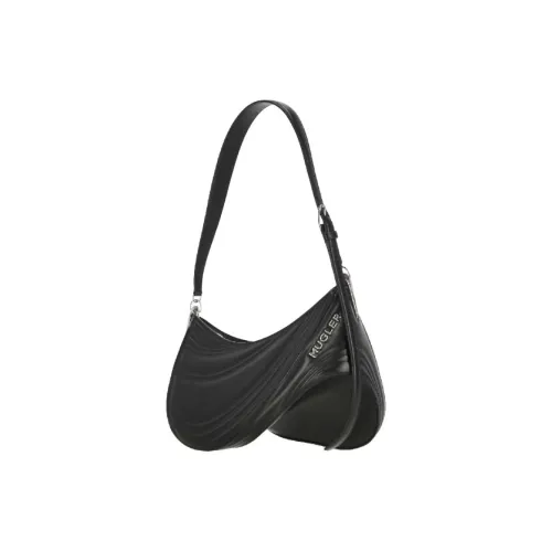 Mugler Кожа Сумка через плечо Женская Черная