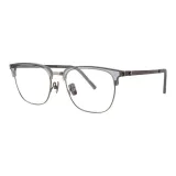 Прозрачно-серый | Серо-серебристый-C02 & Защита от синего света 0 диоптрий Без диоптрийных линз