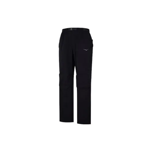 HOKA ONE ONE Вязаные тренировочные брюки мужские черные