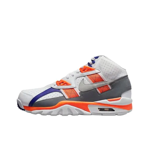 Nike Air Trainer SC Slip-resistant Abrasion-resistant MID Топ Кроссовки для тренировок Унисекс Белый Серый Оранжевый