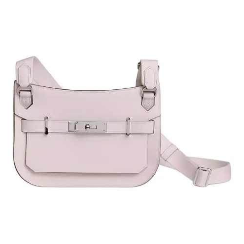 HERMES Jypsiere Swift Кожа Сумка через плечо Мини Женские Малвовый Фиолетовый