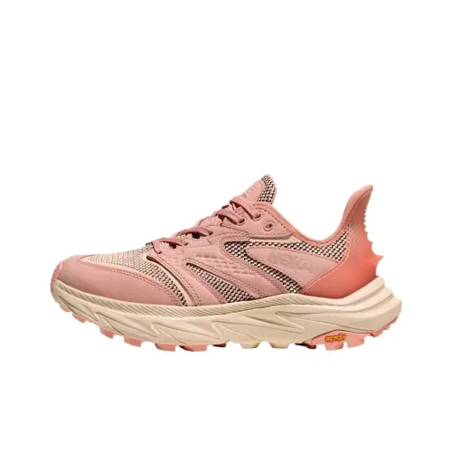 HOKA ONE ONE ANACAPA 2 Устойчивые к истиранию амортизаторы Низкий топ Походная обувь Женская Розовая