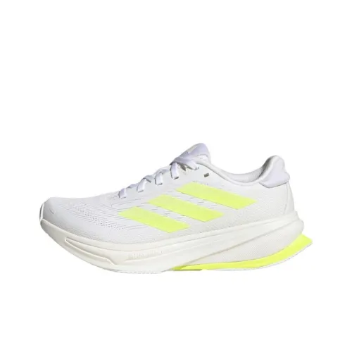 Adidas Supernova Slip Резистентный к истиранию Низкий Топ Повседневные Беговые кроссовки Женские Белые