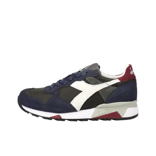 Diadora Slip-resistant Abrasion-resistant Low Top Casual Shoes Men's Blue Диадора Противоскользящие Устойчивые к истиранию Низкие Топ Повседневная Обувь Мужская Синяя