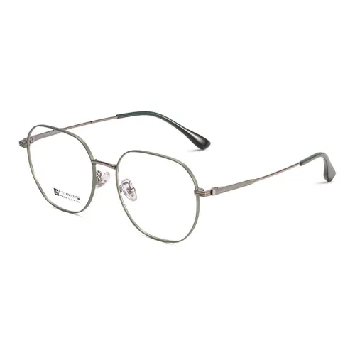 YAWEIKA Титан Оправа для очков с неровной формой Унисекс