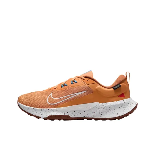 Nike Juniper Trail 2 Амортизация Износостойкий Низкий Топ Беговые кроссовки Мужские Светло-желтый Умбра