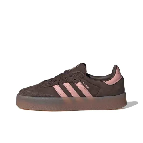 Adidas Originals SAMBAE Устойчивые к истиранию низкие скейтборд-кроссовки женские темно-коричневые