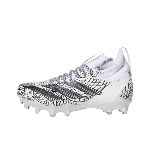 Adidas Adizero Impact Slip-Resistant Abrasion-Resistant Футбольные бутсы Унисекс Белый Черный