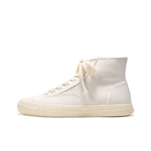 MIHARA YASUHIRO Past High Топ Стильные Скейтбординги Унисекс Белый