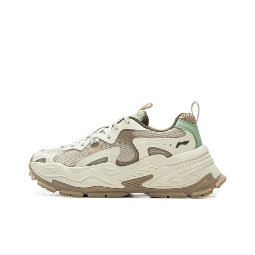 Лайнер Starlight Амортизация Противоскользящий Устойчивый к износу Низкий топ Повседневная обувь Женская Бежевый Коричневый