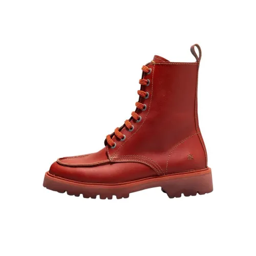Art GRAZ Короткий MID Голень Martin Boot 3,5 см Женские Красный