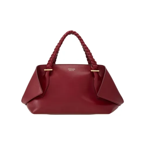 FERRAGAMO Телячья кожа Сумка через плечо Сумка среднего размера Женская Красная