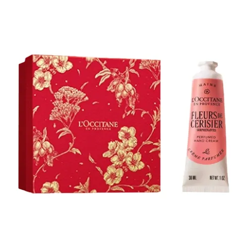 L'OCCITANE New Year Limited Dreamy Cherry Blossom Ароматный Крем для рук Увлажняющий 30 мл