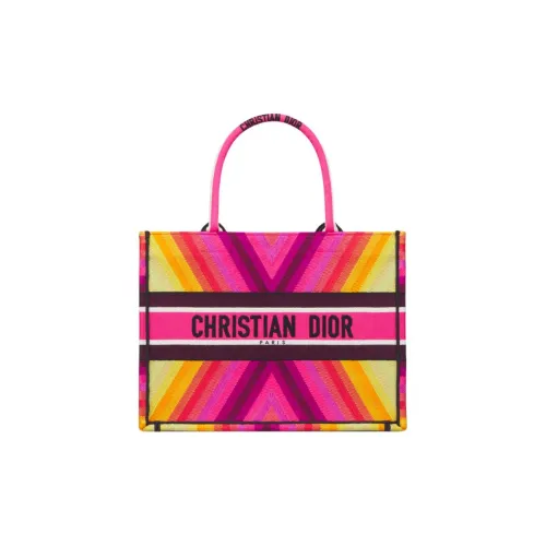 DIOR Miss Dior Хлопок Тоут Сумка Сумка для покупок Сумка среднего размера Женская Многоцветная