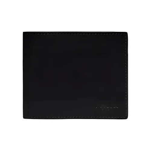 COACH 3 IN 1 Wallet Утонченный Телячья кожа Кожа 3 в 1 Держатель для карт кошелек Мужской Черный