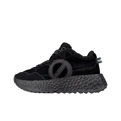 NO NAME Беговые кроссовки Low Top Черные Женские