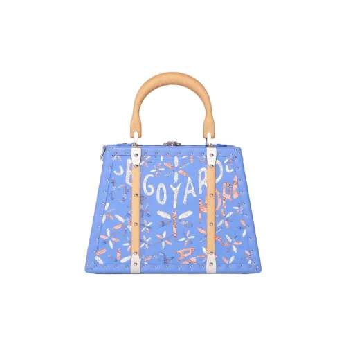 GOYARD Saigon Телячья кожа Твердый Чехол Сумка Мини Женская Синяя