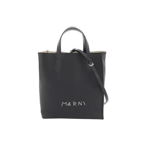 MARNI Сумка через плечо из коровьей кожи женская черная