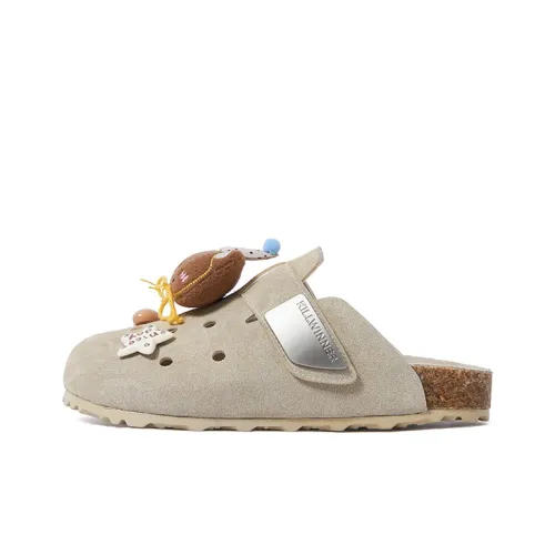 KILLWINNER Противоскользящие устойчивые к истиранию домашние тапочки для женщин бежевые