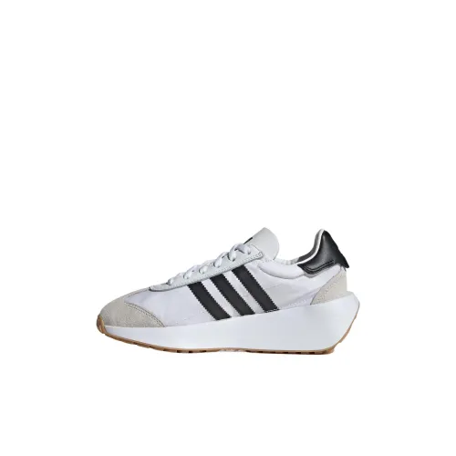 Adidas Originals COUNTRY XLG Устойчивый к истиранию Низкий Топ КIDS Лайфстайл Обувь Черный Белый Детский