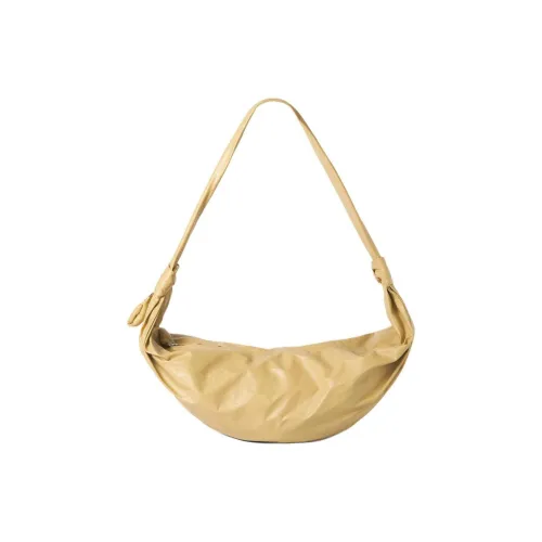 Lemaire Croissant Series Телячья кожа Сумка через плечо Большая Женская Бежевая