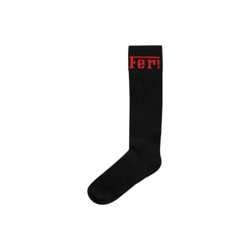 Ferrari High Knee Socks Men's 1 Pack Black