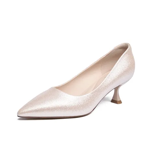 JOSINY Высокие каблуки Женские Шампанское золото