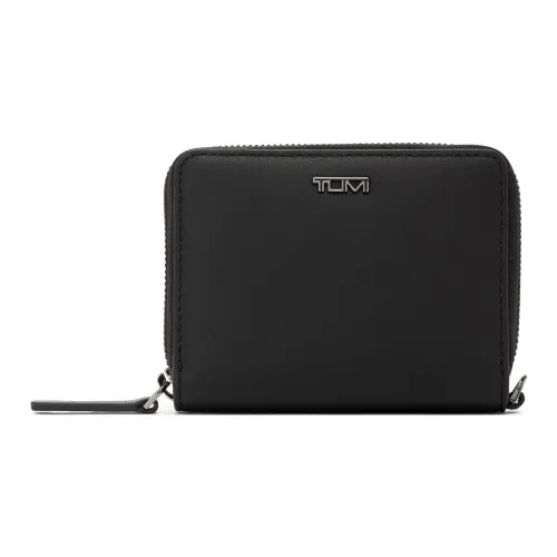 TUMI Кожа Кошелек Женские Черный