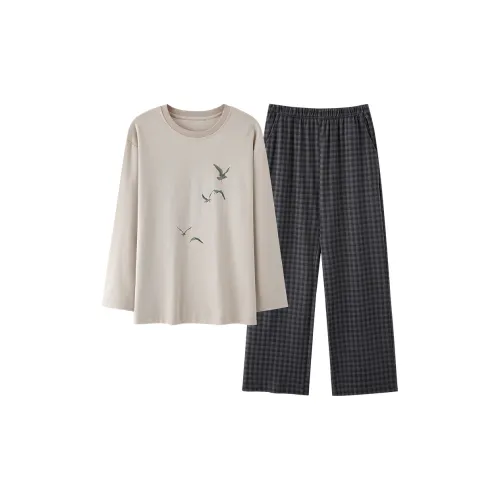 WANANNI Пижамный комплект женский абрикосовый