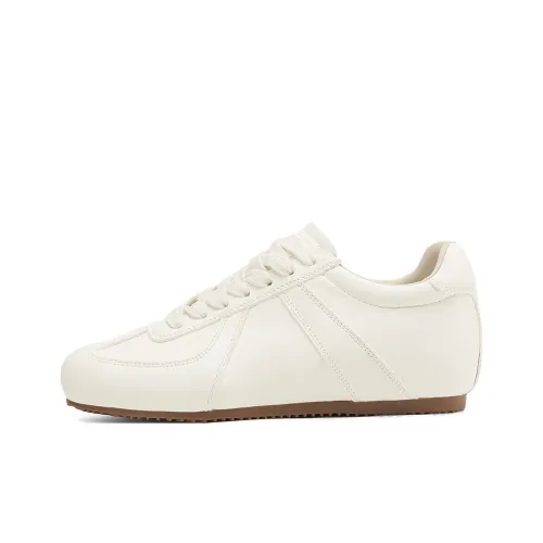 BOERDIQI Немецкие армейские кроссовки Low Топ Кэжуал Женские Белые