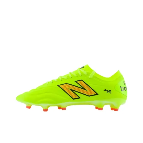 New Balance 442 ELITE V2 FG Твердый грунт Футбольные бутсы Унисекс Желтый Широкий крой
