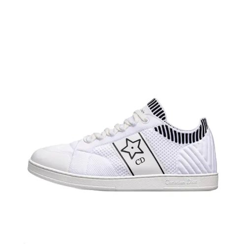 Dior Star Low Топ Скейтборд Кроссовки Женские Белые