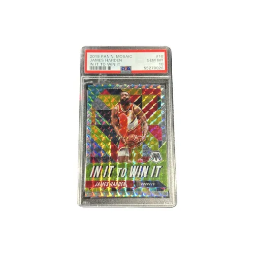 PANINI 2019 MOSAIC Джеймс Харден ВЫИГРАЕТ IT Psa10 Сертифицированные Карты 1 Упаковка