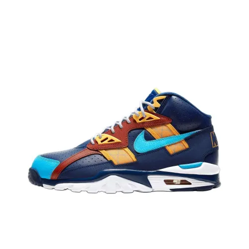 Nike Air Trainer SC Slip-resistant Abrasion-resistant High Top Training Shoes Men's Blue Release 2025