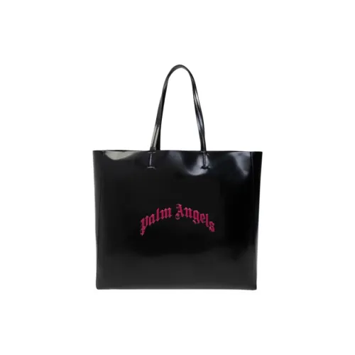 PALM ANGELS Eco Кожа Тоут Сумка Сумка для покупок Сумка на плечо Женская Черная