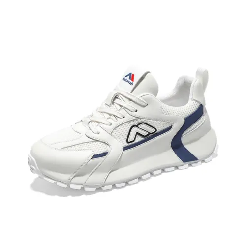 KOLUMB Амортизация Покрытие Легкий Низкий Топ Casual Мужской Белый Синий