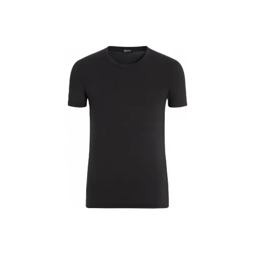 Ermenegildo Zegna Черный мужской пижамный топ
