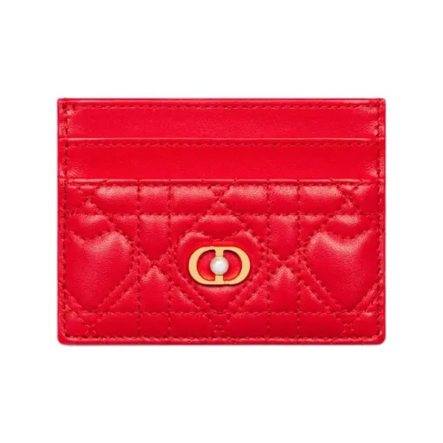 DIOR Jolie Lambskin Картхолдер Женские Красный
